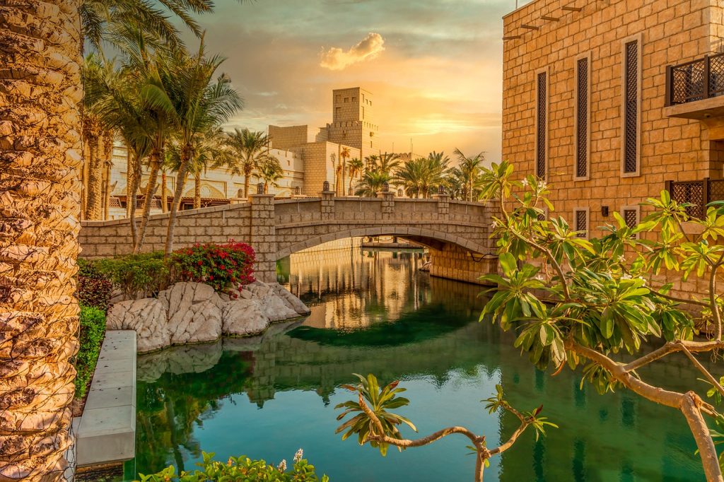 madinat jumeirah, landscape, dubai